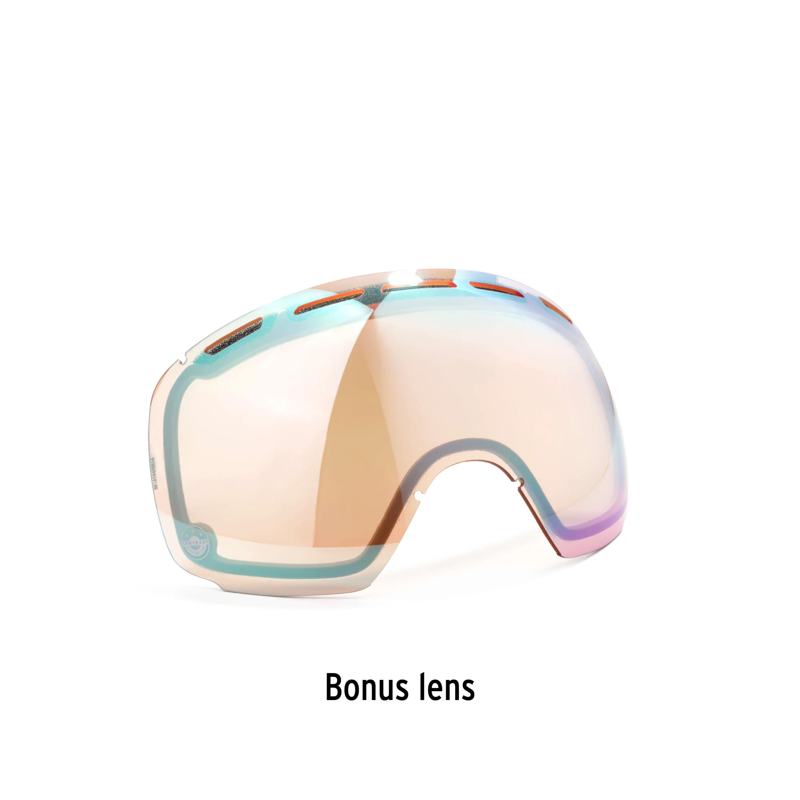 Shred Rarify+ Ski and Snowboard Goggles In White  -1